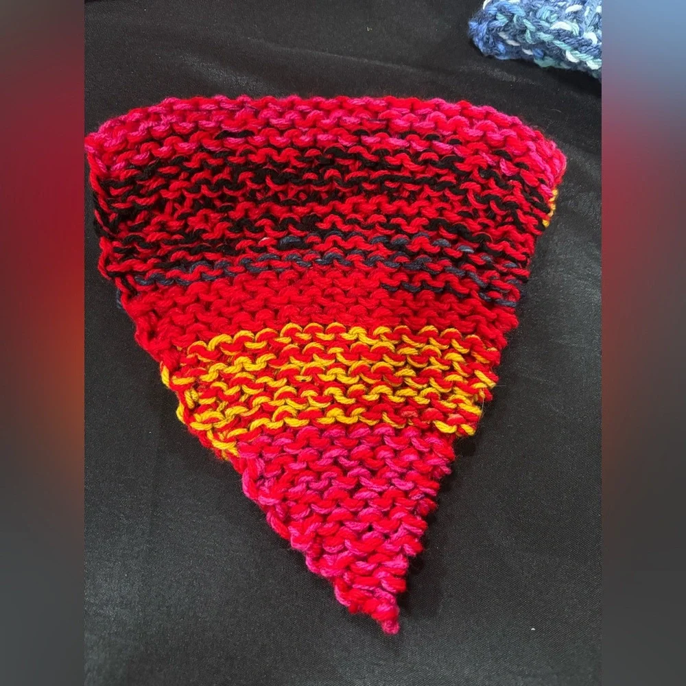 NWOT Knit Dog Bandana